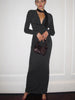 Mia | Elegantes Cowl-Neck Kleid mit Metalldetails
