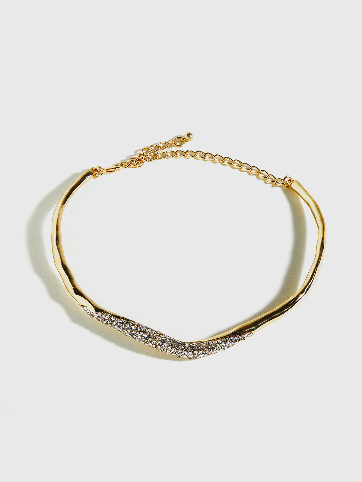 Mia | Irregular Ziron Choker Halskette