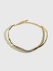 Mia | Irregular Ziron Choker Halskette