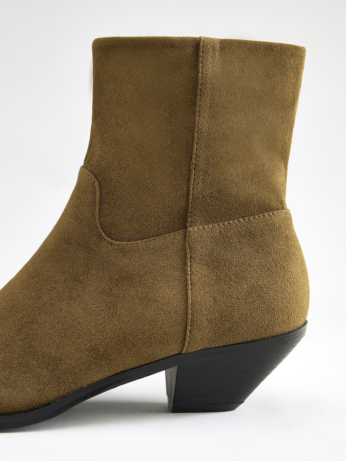 Clara | Stilvolle Western-Stiefeletten mit Blockabsatz und Reißverschluss
