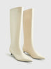 Katja | Elegante spitz zulaufende Kitten-Heel-Stiefel