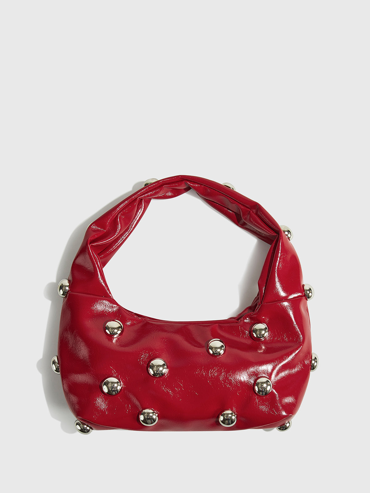 Anna | Rundes Nieten-Armpit Bag
