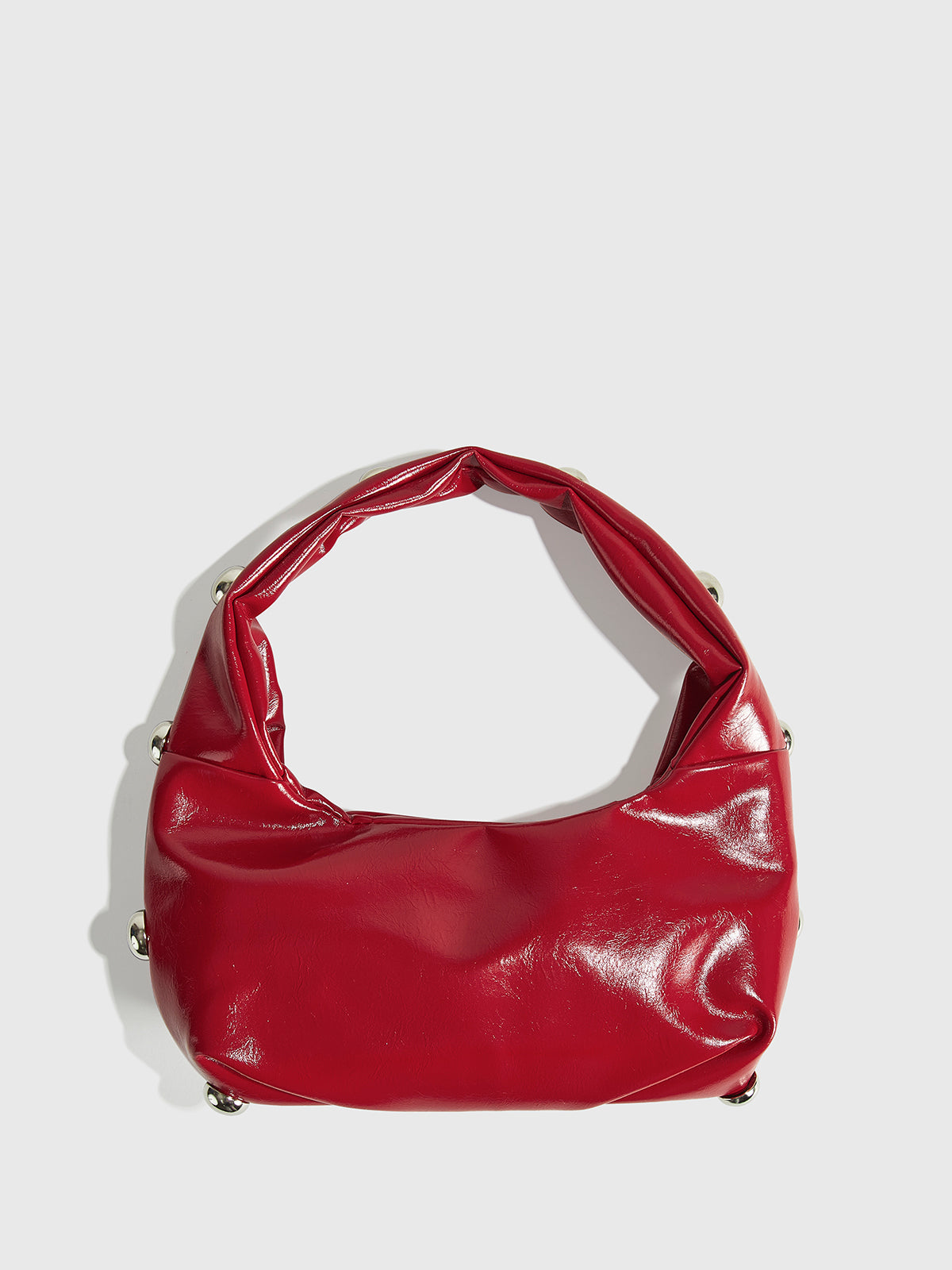 Anna | Rundes Nieten-Armpit Bag