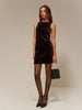 Clara | Samt-Rückenfreies Topkleid mit Schleife