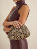 Laura | Stilvolle Schlangenleder-Clutch