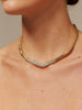 Mia | Irregular Ziron Choker Halskette