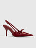 Vivien | Elegante Slingback Pumps mit Schleifendekoration