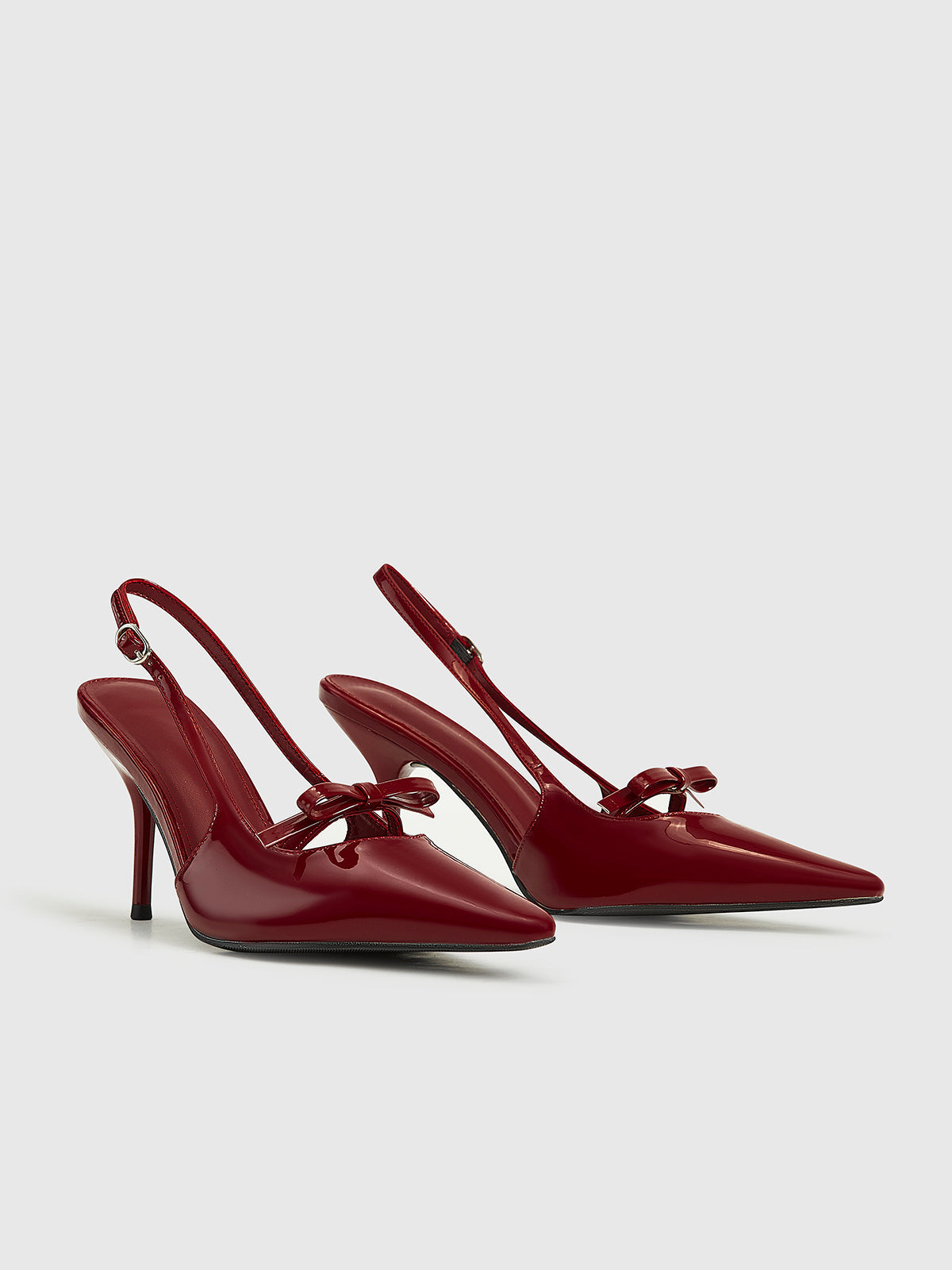 Vivien | Elegante Slingback Pumps mit Schleifendekoration