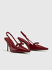 Vivien | Elegante Slingback Pumps mit Schleifendekoration