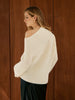 Clara | Trendiger Shift-Pullover mit asymmetrischem Ausschnitt