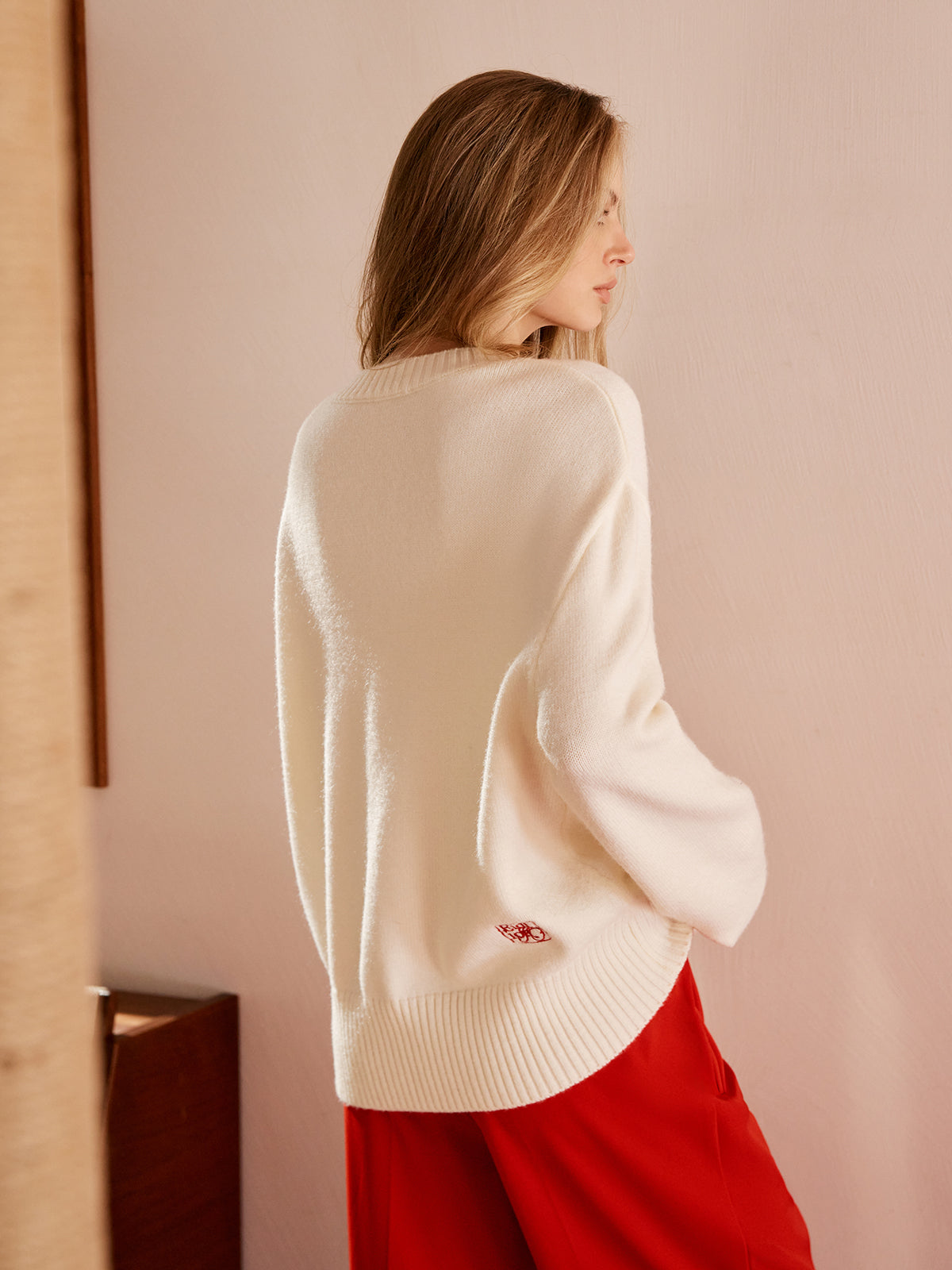 Jakob | Eleganter Jacquard-Pullover