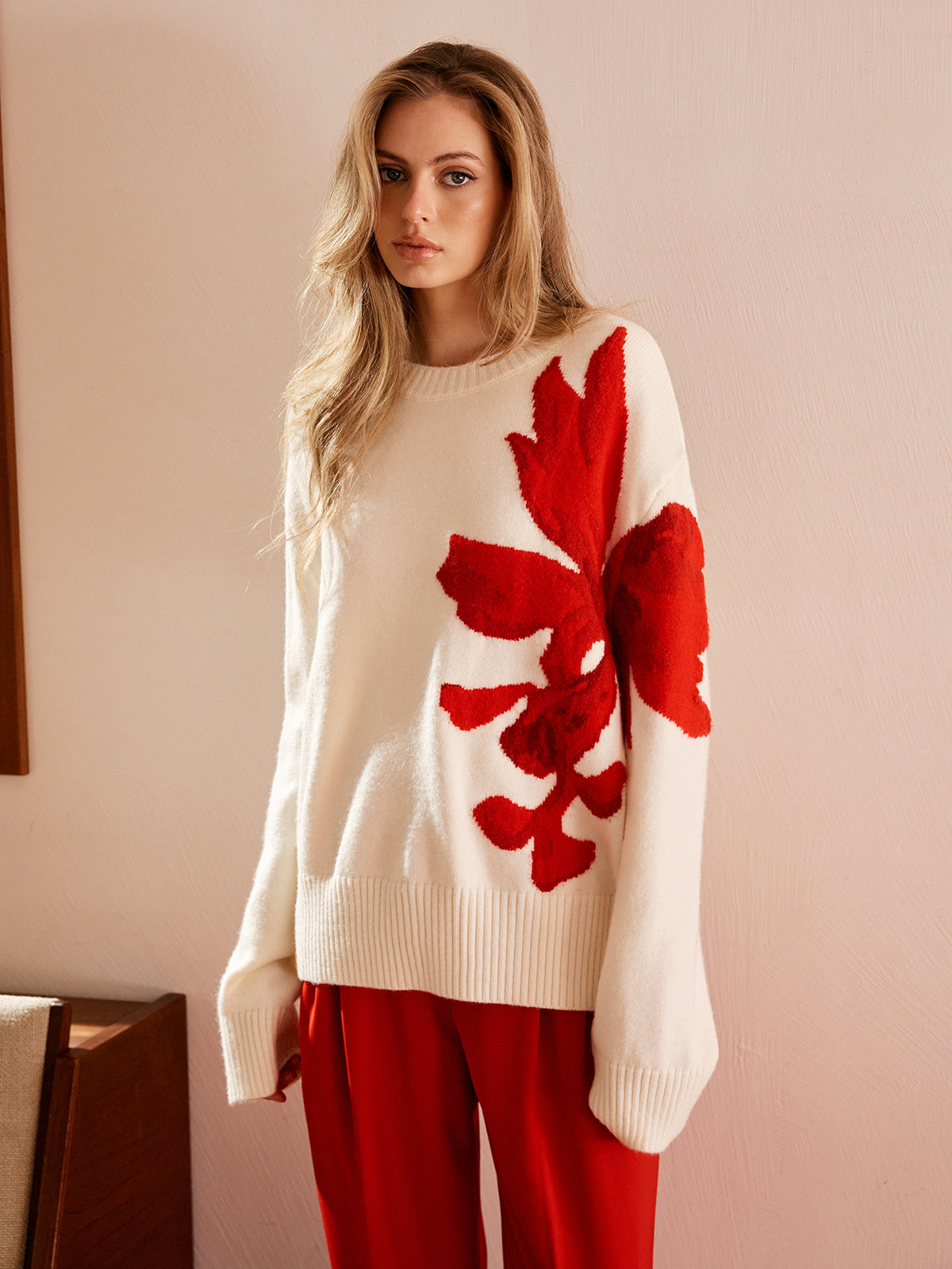 Jakob | Eleganter Jacquard-Pullover
