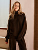 Leonie | Basic-Spitzhals-Shift-Pullover
