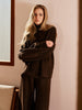 Leonie | Basic-Spitzhals-Shift-Pullover