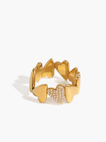 Herzliche Eleganz | Romance Heart Ring