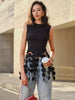 Clara | Crop Top mit Fransendetails