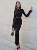 Clara | Minimalistisches Langes Kleid ohne Gürtel