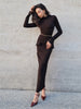 Clara | Minimalistisches Langes Kleid ohne Gürtel