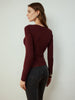 Leni | Elegante Bluse mit Cowl-Neck und Metall-Details