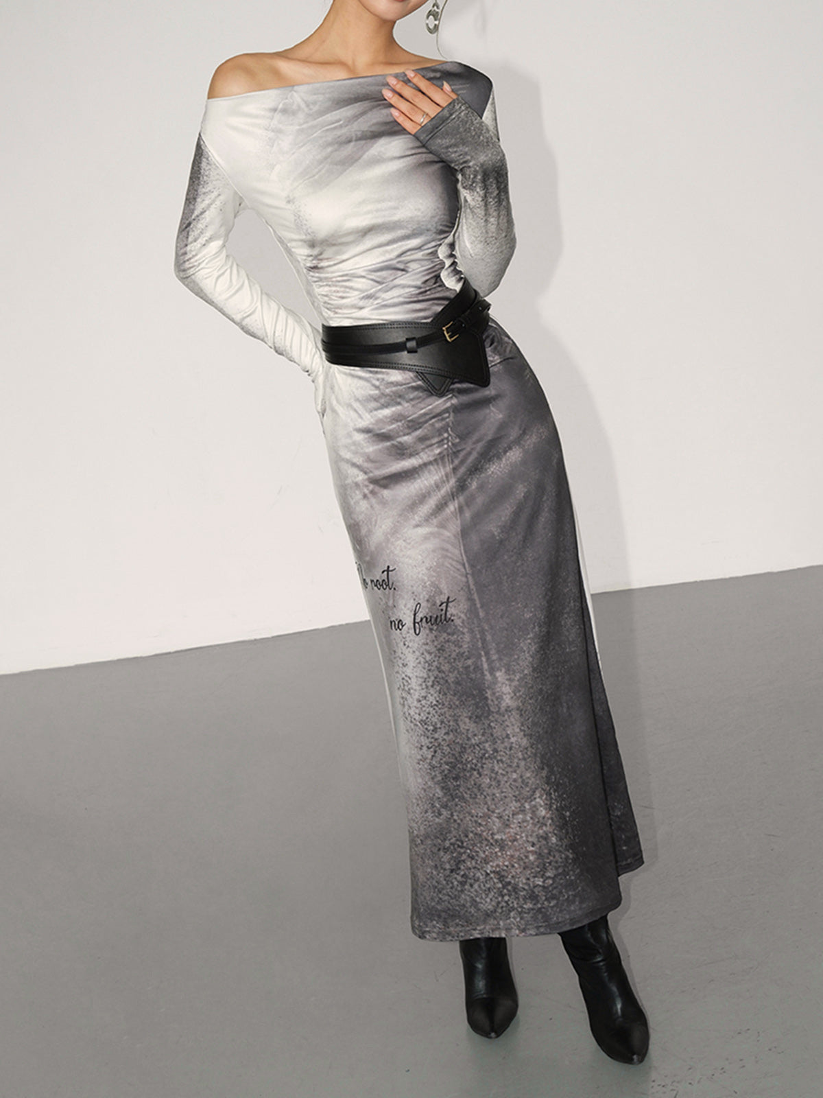 Clara | Elegantes Maxikleid mit Gradient-Effekt