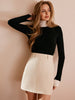 Leonie | Farbblock Rollkragenpullover