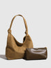 Anna | Geknotete Wildleder-Hobo-Tasche