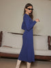 Clara | Asymmetrisches, figurbetontes Strickkleid