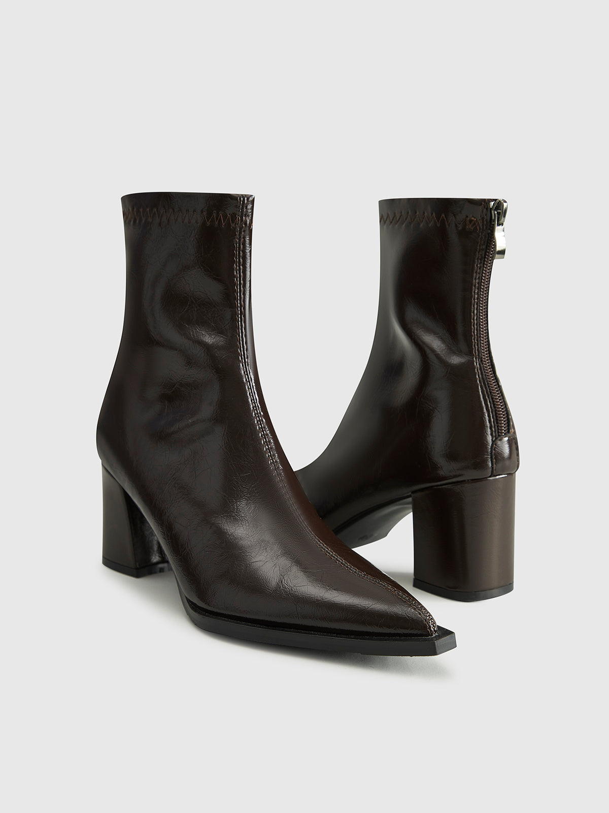 Laura | Elegante Ankle Boots mit Blockabsatz