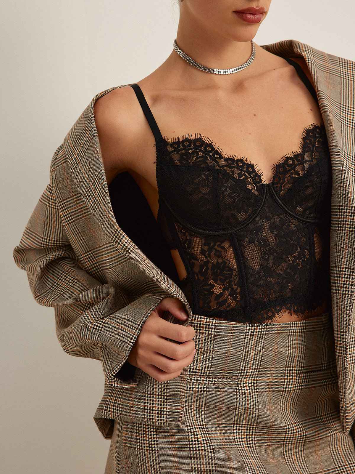 Lucia | Spitzen Crop Top