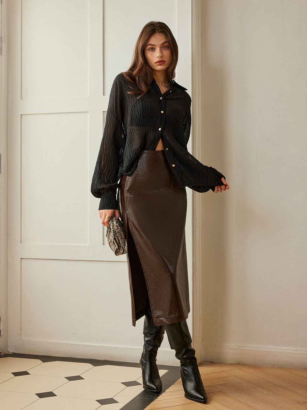 Leonie | Elegantes Polo-Shirt mit Knopfleiste
