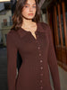 Clara | Elegantes Strickkleid mit Revers