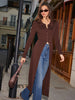 Clara | Elegantes Strickkleid mit Revers