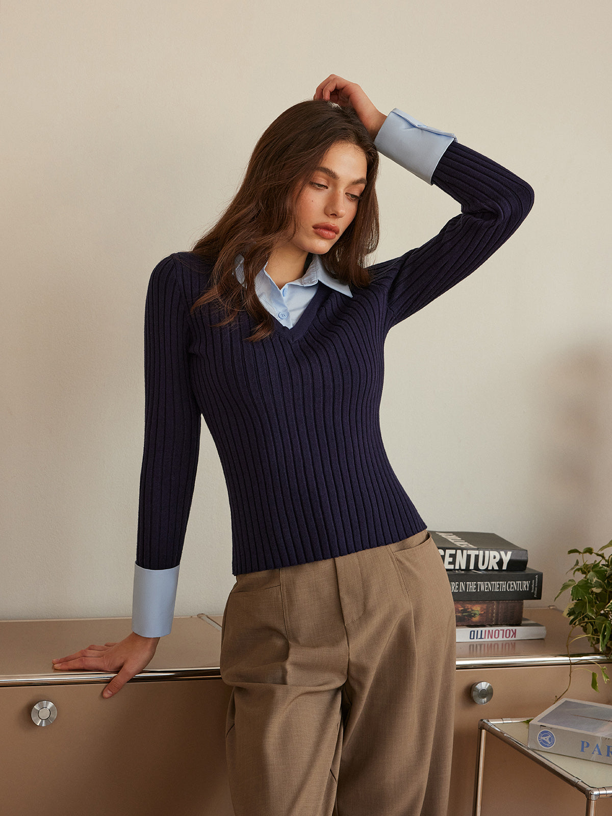 Lukas | Eleganter 2-in-1 Polo Sweater