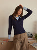 Lukas | Eleganter 2-in-1 Polo Sweater