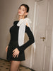 Luisa | Romantischer Cutout Pullover mit Schleifen-Dekor