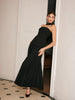 Clara | Elegantes Faltenkleid mit Choker-Ausschnitt