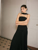 Clara | Elegantes Faltenkleid mit Choker-Ausschnitt