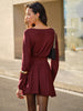 Clara | Elegantes Plissiertes Kleid ohne Gürtel