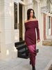 Luisa | Off-Shoulder Sweater Skinny Dress