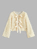 Romy | Verspielte Jacke mit Bindebogen