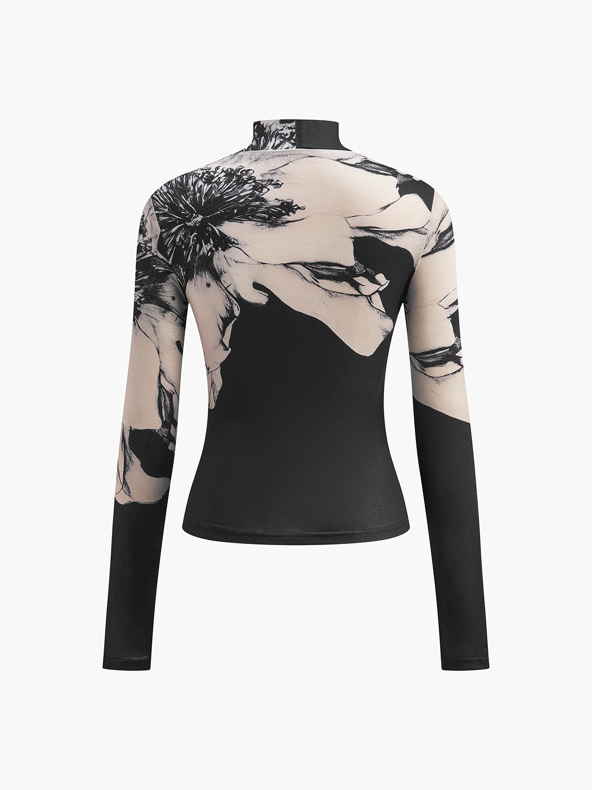 Luca | Mock-Neck Tye Dye T-Shirt