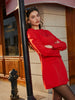Clara | Elegantes einfarbiges kurzes Kleid