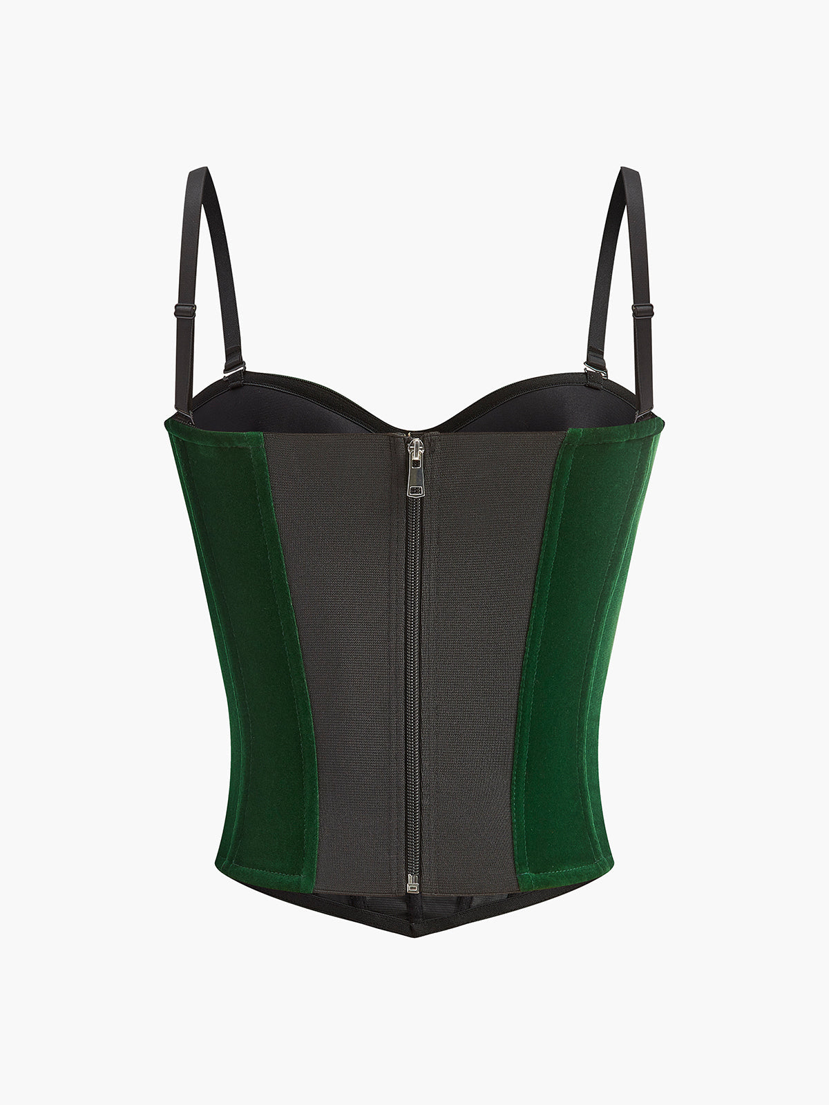 Klara | Elegantes Velours-Cami-Top mit Reißverschluss