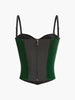 Klara | Elegantes Velours-Cami-Top mit Reißverschluss