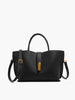 Mia | Texturierte Schultertasche mit Top-Handle