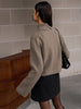 Max | Eleganter gerippter Rollkragenpullover