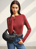 Leon | Kontrast Piping Skinny T-Shirt