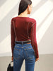 Leon | Kontrast Piping Skinny T-Shirt