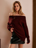 Clara | Off-Shoulder Eleganter Pullover