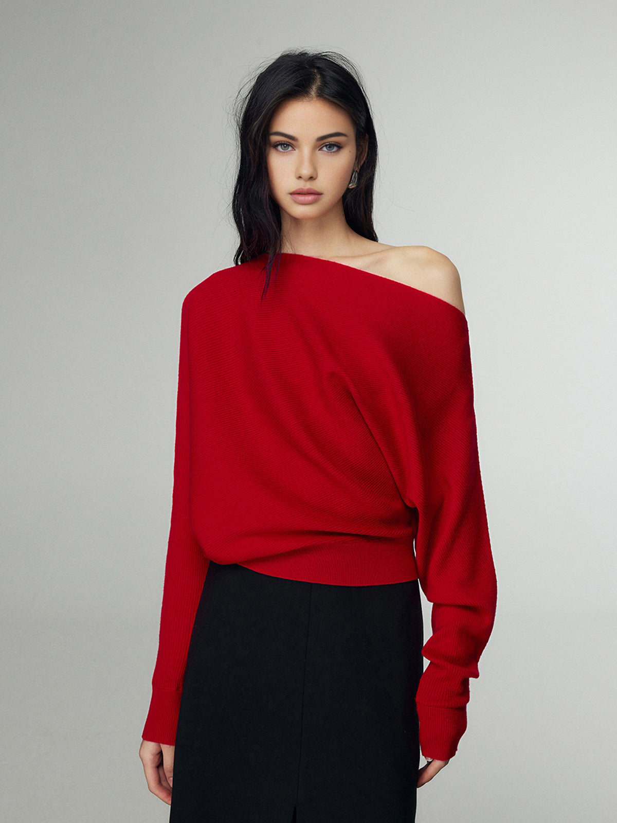 Nora | Elegantes Stricktop aus Wollmischung